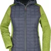 Damen Strick Hybrid Jacke