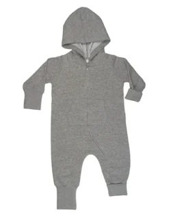 Baby Strampler -Modebe Kleidung Geschäft Babybugz Baby All in One Heather Grey Melange