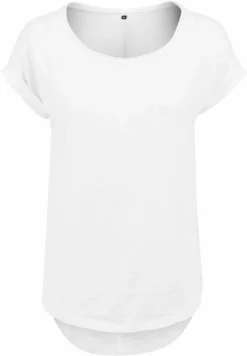 Build Your Brand Damen Long Slub Tee