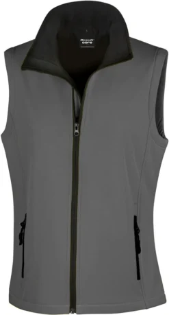 Damen 2-Lagen Softshell Gilet Printable