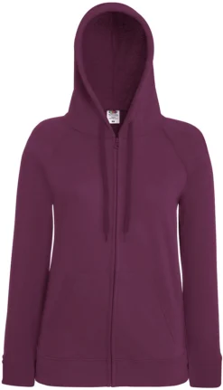 FRUIT OF THE LOOM Damen Kapuzen Sweatjacke