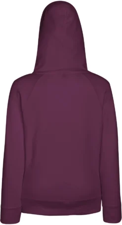 FRUIT OF THE LOOM Damen Kapuzen Sweatjacke -Modebe Kleidung Geschäft Fruit of the Loom Lightweight Hooded Sweat Jacket Lady Fit others 0