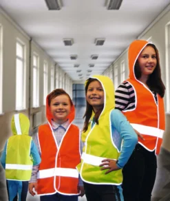 Kinder Hooded Safety Vest EN 1150