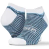 SPIRO 3-Pack Mixed Stripe Coolmax Sneaker Socks