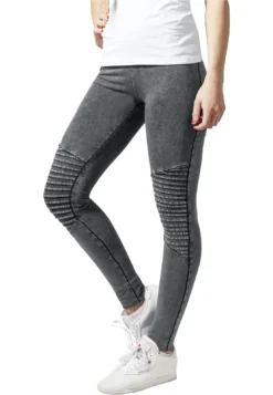 URBAN CLASSICS Damen Denim Jersey Leggings