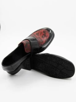 Arche TAIMOK Halbschuhe NOIR/ROUGE -Modebe Kleidung Geschäft arche halbschuhe taimok 3