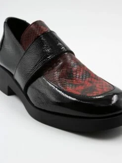 Arche TAIMOK Halbschuhe NOIR/ROUGE -Modebe Kleidung Geschäft arche halbschuhe taimok 4