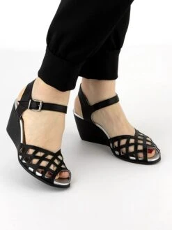 Arche EGALAA Pumps NOIR/ARGENT -Modebe Kleidung Geschäft arche pump egalaa 5