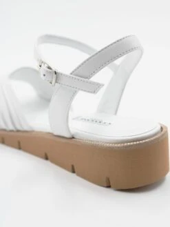 Cervone 444 Sandaletten NAPPA BIANCO -Modebe Kleidung Geschäft cervone sandalette 444 16
