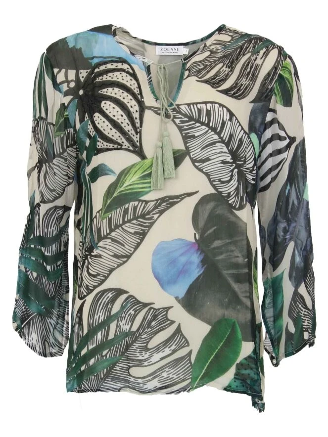 Etoile Du Monde GRAPHIC JUNGLE S19-M0337 Tunika ORG 1 Etoile Du Monde GRAPHIC JUNGLE S19-M0337 Tunika ORG