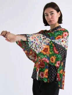 High HOODWINK S50264 Blusen 013 -Modebe Kleidung Geschäft high bluse hoodwink s50264 4