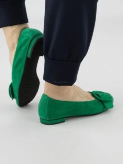 Kennel & Schmenger 21 10030 Ballerinas VERDE -Modebe Kleidung Geschäft kennel en schmenger ballerina 21 10030 11