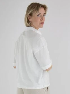 Marc Cain WC 55.02 J28 Blusen 100 -Modebe Kleidung Geschäft marc cain bluse wc 55 02 j28 3