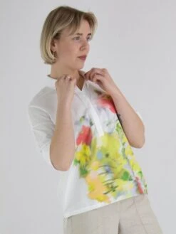 Marc Cain WC 55.02 J28 Blusen 100 -Modebe Kleidung Geschäft marc cain bluse wc 55 02 j28 4