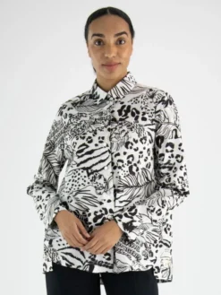 Marc Cain WS 51.04 W06 Blusen 110 -Modebe Kleidung Geschäft marc cain sports bluse ws 51 04 w06 4