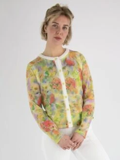 Marc Cain WC 39.16 M34 Strickwesten 420 -Modebe Kleidung Geschäft marc cain strickweste wc 39 16 m34 4