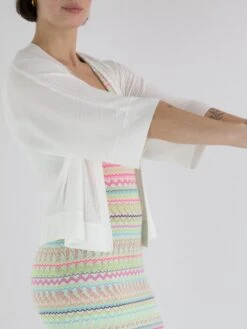 Marc Cain WC 39.33 M56 Strickwesten 110 -Modebe Kleidung Geschäft marc cain strickweste wc 39 33 m56 7